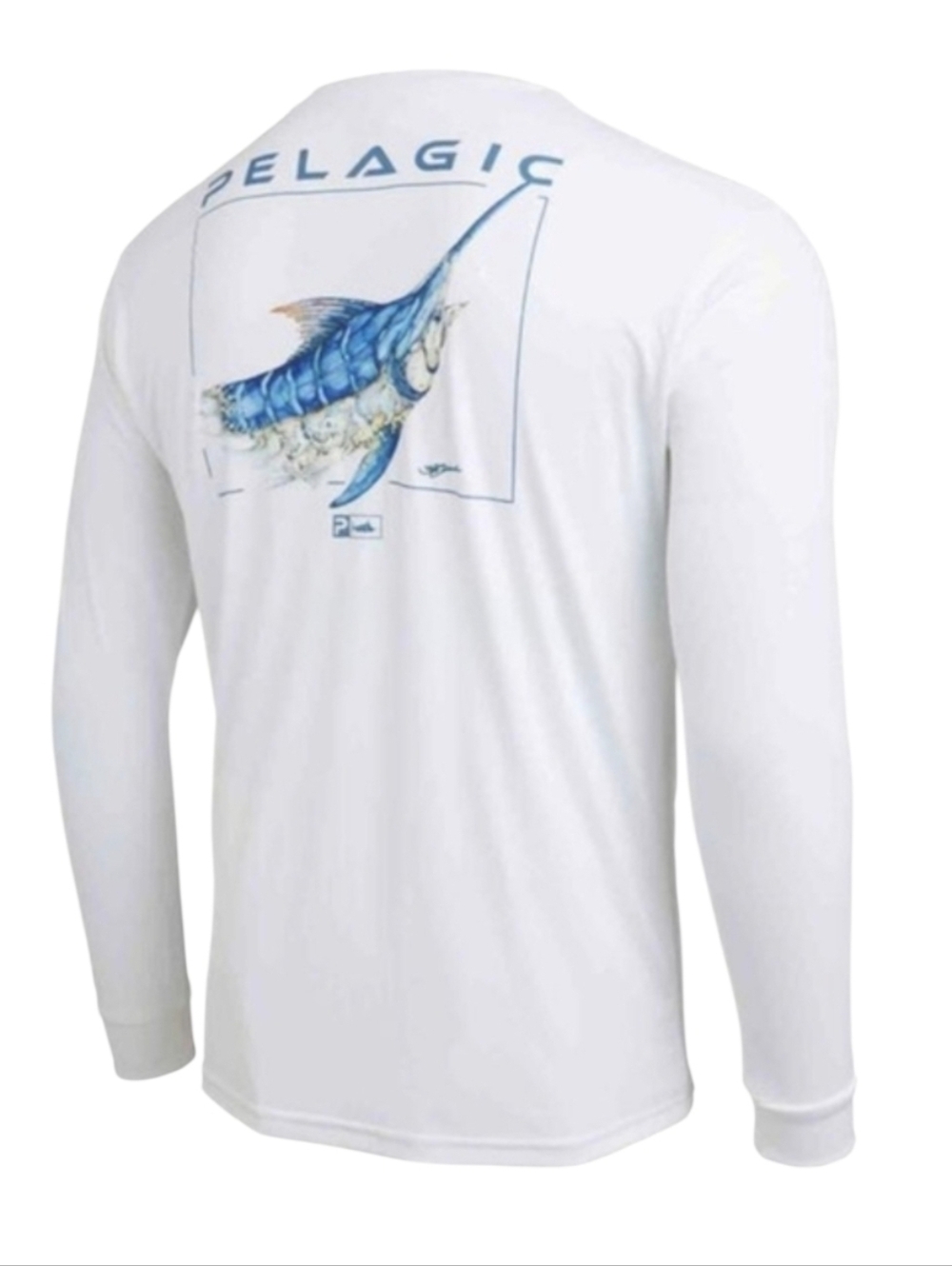 Pelagic Men's Aquatek Goione Marlin Fishing Long Sleeve Shirt - Large